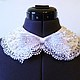 Pearl collar universal white lace. Figurine. ERIO SHOP. Online shopping on My Livemaster.  Фото №2
