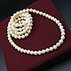 Beads made of natural light gold class AAA pearls, d 9 mm. Beads2. yakitoriya. My Livemaster. Фото №4
