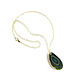 Original agate pendant 'Fairy Forest' green pendant. Pendants. Irina Moro. My Livemaster. Фото №6