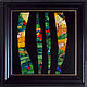 Mosaic. Sunset in the forest. Pictures. Lidiamama. Online shopping on My Livemaster.  Фото №2