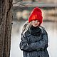Voluminous hat 'Winter berry'. Caps. Olga Lado. My Livemaster. Фото №4