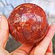  яшма Пейзажи доброты, 6.7 см, натуральные камни. Шар. Amulet-Stone (AS). Ярмарка Мастеров.  Фото №4