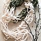 Эко-шарфик *Цепь*. Ручная работа. Шарфы. Olivia_knit. Ярмарка Мастеров.  Фото №6