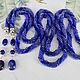 Beaded lariat with lapis lazuli pendants ( harness, belt, tie). Lariats. Magic box. My Livemaster. Фото №4