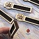 Badges made of wood with a logo on a magnetic mount. Key chain. egevica32. Online shopping on My Livemaster.  Фото №2