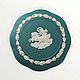 Винтаж: Wedgwood  Jasperware Teal винтажная шкатулка  в редком цвете. Шкатулки винтажные. Decor.mylove. Интернет-магазин Ярмарка Мастеров.  Фото №2