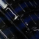 Кожа аллигатора, хвосты цвет синий с радиальным градиентом, Кожа, Москва,  Фото №1