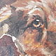 Friend, oil Painting on canvas, 25h30cm, pet portrait. Pictures. myfoxyart (MyFoxyArt). My Livemaster. Фото №4