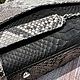 Сумка на плечо из кожи питона. Сумка через плечо. Сумки из питона Pythonia. Ярмарка Мастеров.  Фото №4