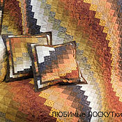 Для дома и интерьера handmade. Livemaster - original item Bedspread in the bedroom LEAF FALL patchwork quilt. Handmade.