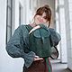 Кожаный рюкзак "Бейли" в зеленом цвете. Рюкзаки. Heisen. Ярмарка Мастеров.  Фото №6