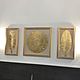GOLD TRIO, 120/60. Картины. Ирина Бронникова ✅. Интернет-магазин Ярмарка Мастеров.  Фото №2