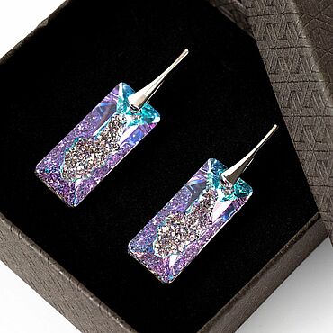 Украшения ручной работы. Ярмарка Мастеров - ручная работа Swarovski Серьги Сваровски  Друзы  Swarovski. Handmade.