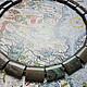 «Terra Incognita» колье из пейзажной яшмы, Колье, Москва,  Фото №1