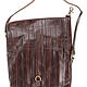Leather handbag 'Verona' (brown header). Classic Bag. Russian leather Guild. My Livemaster. Фото №5
