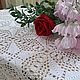 Ажурная скатерть. Скатерти. Елена. Интернет-магазин Ярмарка Мастеров.  Фото №2