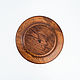 Flat plate made of Cedar from the 'Aristocrat' series 275 mm. T143. Dinnerware Sets. ART OF SIBERIA. My Livemaster. Фото №6