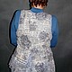 Vest 'Newspaper'. Vests. The author felt from Andi. Online shopping on My Livemaster.  Фото №2