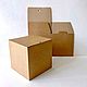 Коробка-куб из гофрокартона, 20 х 20 х 20 см. Коробки. Magic-craftroom. Интернет-магазин Ярмарка Мастеров.  Фото №2