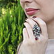 Garnet Branch Ring made of 925 silver HB0092. Rings. Sunny Silver. Online shopping on My Livemaster.  Фото №2