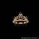 Кольцо "Диадема" из золота 750 пробы с бриллиантами. Кольца. BUGAKOV jewelry. Ярмарка Мастеров.  Фото №6