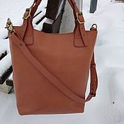 Classic bag: Red-brown, cognac, new collection