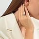 Кольцо серебро 925 пробы с фианитом бриллиантовой огранки premium. Кольца. MARIA GUSEVA Fashion Jewelry. Интернет-магазин Ярмарка Мастеров.  Фото №2