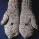 Order Women's knitted mittens-transformers Baltic wind. Warm Yarn. Livemaster. . Mittens Фото №3