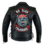 Материалы для творчества handmade. Livemaster - original item Biker big stripe on the Bear jacket. Handmade.