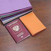 Канцелярские товары handmade. Livemaster - original item Passport cover genuine leather. Handmade.