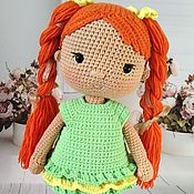 Куклы и игрушки handmade. Livemaster - original item Dolls and dolls: Knitted doll Dasha ginger. Handmade.