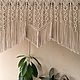 Штора макраме. Шторы. home_macrame (Лидия Юшкова). Ярмарка Мастеров.  Фото №4