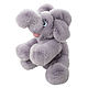 Elephant from natural fur. Stuffed Toys. Holich_toys. My Livemaster. Фото №4
