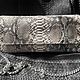 В НАЛИЧИИ Клатч из кожи питона. Клатчи. Экзотик-мастерская Python Fashion. Интернет-магазин Ярмарка Мастеров.  Фото №2
