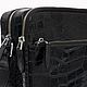 Сумка через плечо из кожи крокодила IMA0827B4. Мужская сумка. CrocShop товары из экзотической кожи. Ярмарка Мастеров.  Фото №8