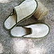 Home Slippers made of hemp ' Caring'. Slippers. esterella. Online shopping on My Livemaster.  Фото №2