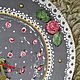 Деревянные часы, серо-розовый Шебби. Часы классические. Декоративные штучки. Ярмарка Мастеров.  Фото №6