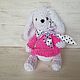Soft toys: Bunny knitted 30 cm. Marshmallow tender Bunny. Stuffed Toys. Leksadekor (leksadekor). My Livemaster. Фото №5