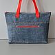  Denim bag Italy. Crossbody bag. Quilting and something else. Online shopping on My Livemaster.  Фото №2