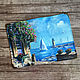 Cover of ' House by the Sea'. Passport cover. Ludmila Krishtal. My Livemaster. Фото №4