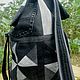 Backpack Triangle Black denim. Backpacks. bRucksack. My Livemaster. Фото №5