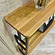 Order Loft-style console made of solid oak (project g. Ivanovo). uloft. Livemaster. . Consoles Фото №3