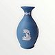 Винтаж: Wedgwood Jasperware blue винтажная английская ваза. Вазы винтажные. Decor.mylove. Интернет-магазин Ярмарка Мастеров.  Фото №2
