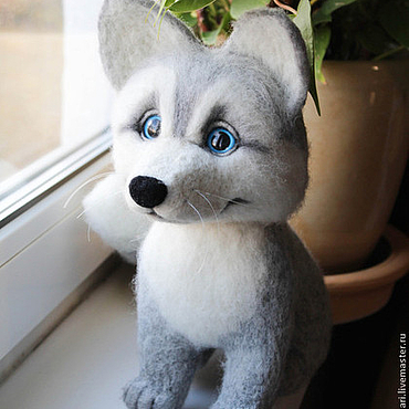Куклы и игрушки ручной работы. Ярмарка Мастеров - ручная работа Волчонок. Handmade.