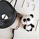 Knitted panda keychain for keys, handbag, backpack. Key chain. *НеОбЫчНыЕ ПоДаРкИ*. Online shopping on My Livemaster.  Фото №2