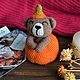 Заказать Амигуруми Halloween игрушка мишка в тыкве. Natural_beads. Ярмарка Мастеров. . Прикольные подарки Фото №3