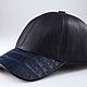 Бейсболка из натуральной кожи крокодила IMA0328VC. Бейсболки. CrocShop товары из экзотической кожи. Ярмарка Мастеров.  Фото №5