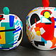 Interior arrangement wooden Apples Russian avant-garde, Malevich. Figurines. color of magic. Online shopping on My Livemaster.  Фото №2