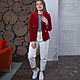 THE LATEST RED VELVET JACKET for women, Jackets, Moscow,  Фото №1