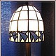 Order Lamp Stained Glass. Glass Flowers. Livemaster. . Table lamps Фото №3